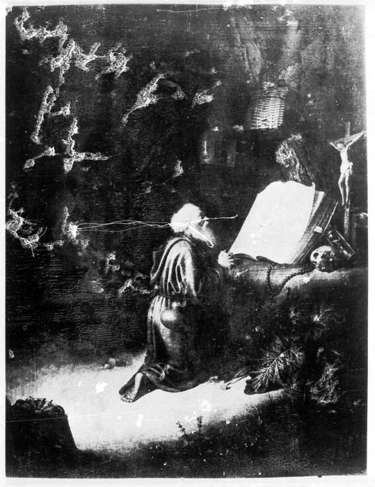 dou_ gerrit_ der betende einsiedler_ um 1635
