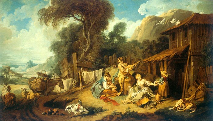 boucher_le repos des fermiers.ruhende bauerngesellschaft_1739